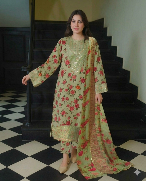 Aneelas Premium Lawn 3 Piece
